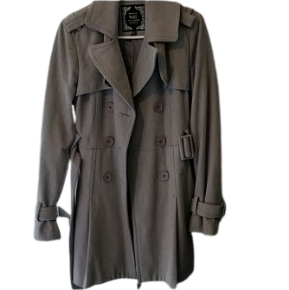 Women's Gray Trench Coat
